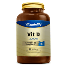 Vit D 2000 UI 1000% IDR Vitaminlife 60 cápsulas