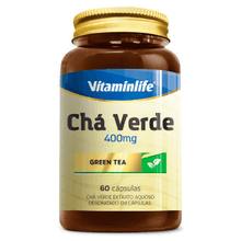 Chá Verde Green Tea Vitaminlife 60 cápsulas