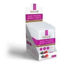 Whey Protein Berries & Hibisco Naiak 30g com 15 sachês