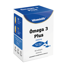 Ômega 3 Plus Vitaminlife 1000mg com 60 cápsulas