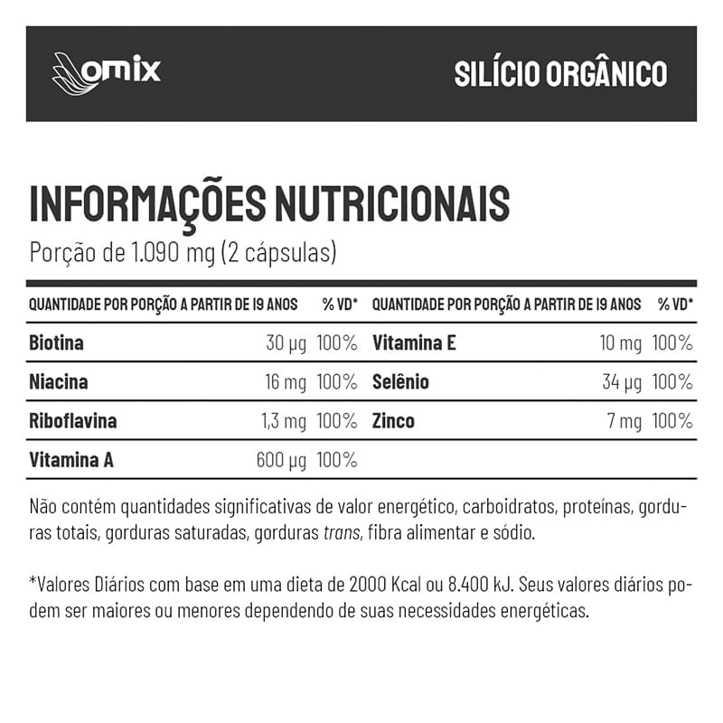 574104321-silicio-organico-60caps-tabela-nutricional