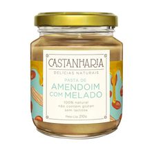 Pasta de Amendoim com Melado 210g - Castanharia