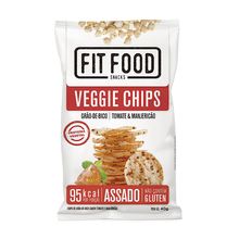 Veggie Chips Tomate e Manjericão 50g - Fit Food