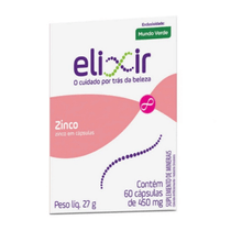 Zinco Mundo Verde Elixir 90 cápsulas