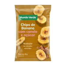 Chips de Banana com Açúcar e Canela Mundo Verde 40g