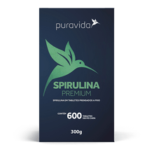Spirulina Premium Puravida 600 tabletes