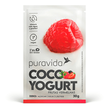 Coco Yogurt Frutas Vermelhas Puravida 30g