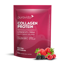 Collagen Protein Berries Silvestres Puravida 450g