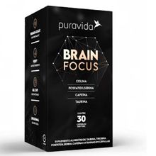 Brain Focus Puravida 30caps