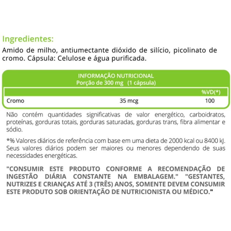 Informações nutricionais