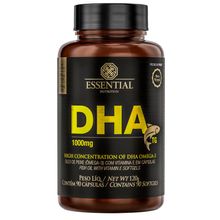 DHA Ômega Essential Nutrition 1000mg com 90 cápsulas