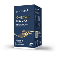Ômega 3 EPA DHA Puravida 60caps
