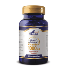 Vitamina C 1000mg Timed Release Vitgold 60 comprimidos