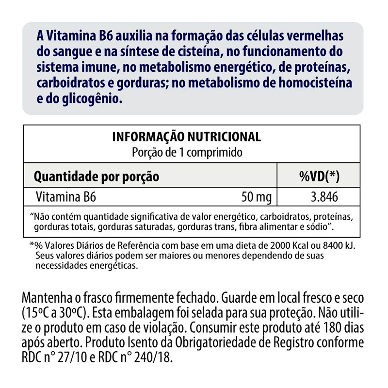 Informações nutricionais