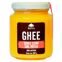 Manteiga GHEE com Sal Rosa do Himalaia 200g - Benni