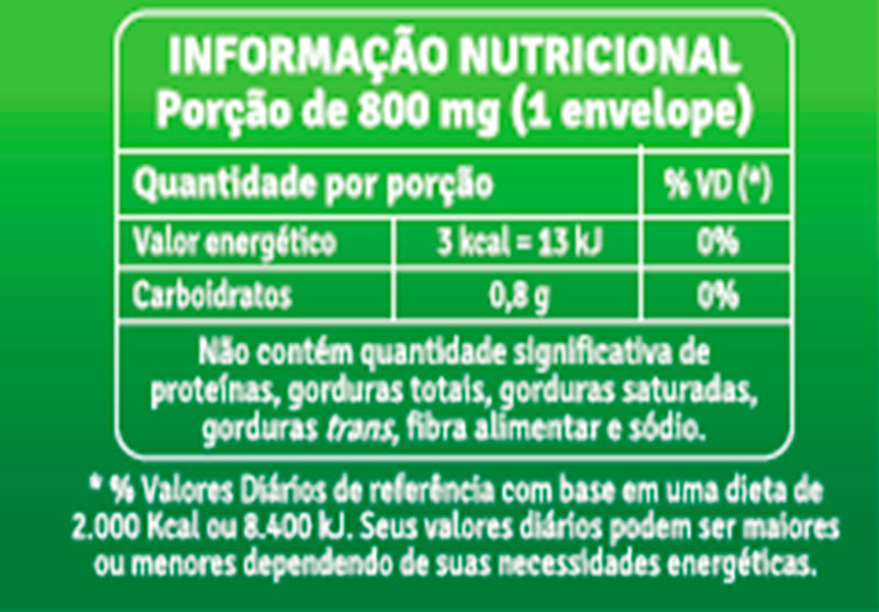 Informações nutricionais