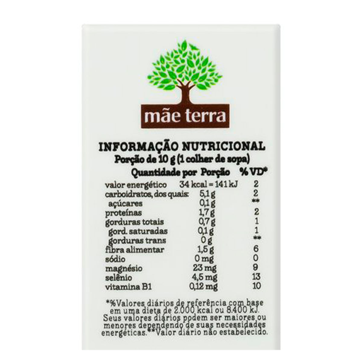 Informações nutricionais