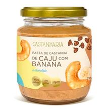 Pasta de Castanha de Caju com Banana e Chocolate Castanharia 210g