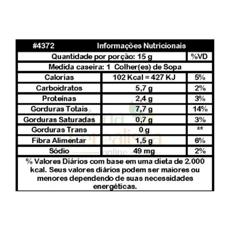 Informações nutricionais