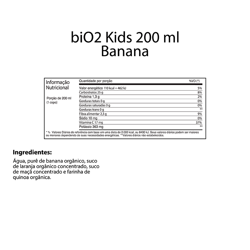 Informações nutricionais