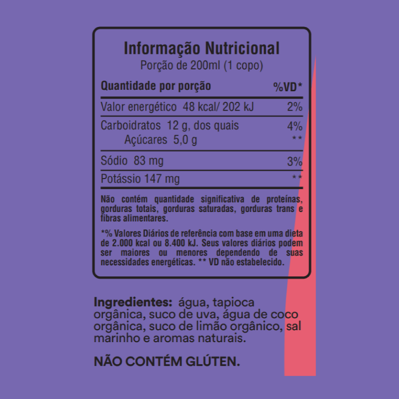 Informações nutricionais