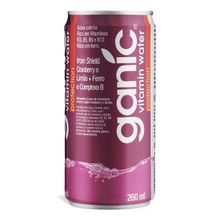 Vitamin water cranberry limão 260ml - Ganic