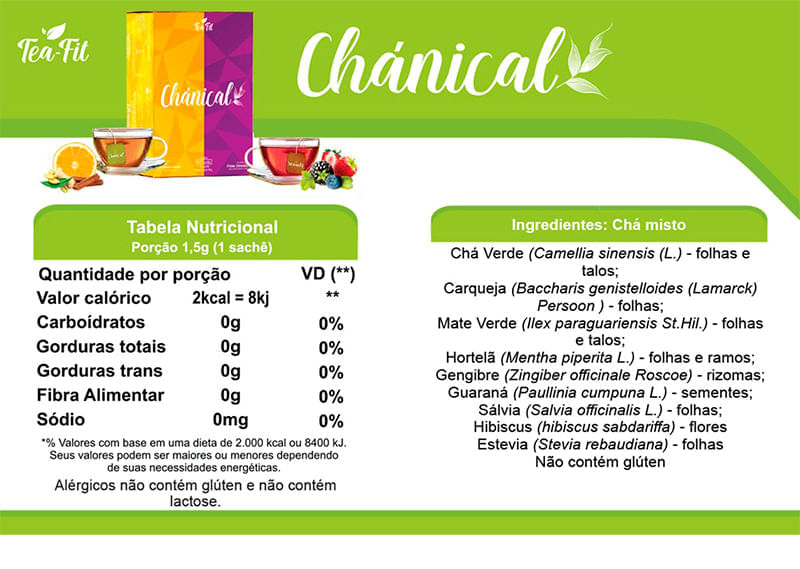 Informações nutricionais