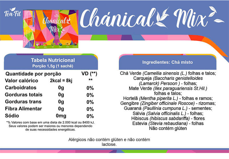 Informações nutricionais