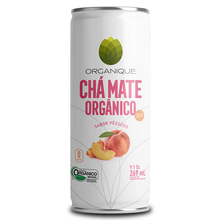 Chá Mate Orgânico Pêssego Zero Organique 269ml