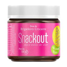 Doce Snackout de Brigadeiro Crocante 180g - Snackout