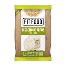 Snack Biscoito de Arroz Natural 30g - Fit Food