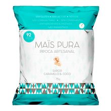 Pipoca Artesanal Caramelo e Coco 75g - Maïs Pura