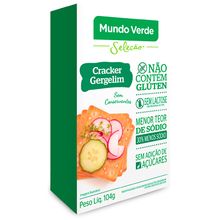 Biscoito Cracker Gergelim Mundo Verde Seleção 104g