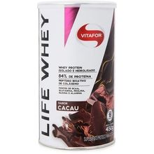 Life Whey Cacau 450g - Vitafor