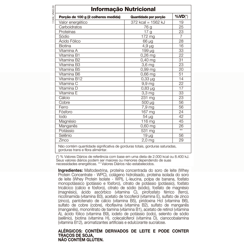 Informações nutricionais