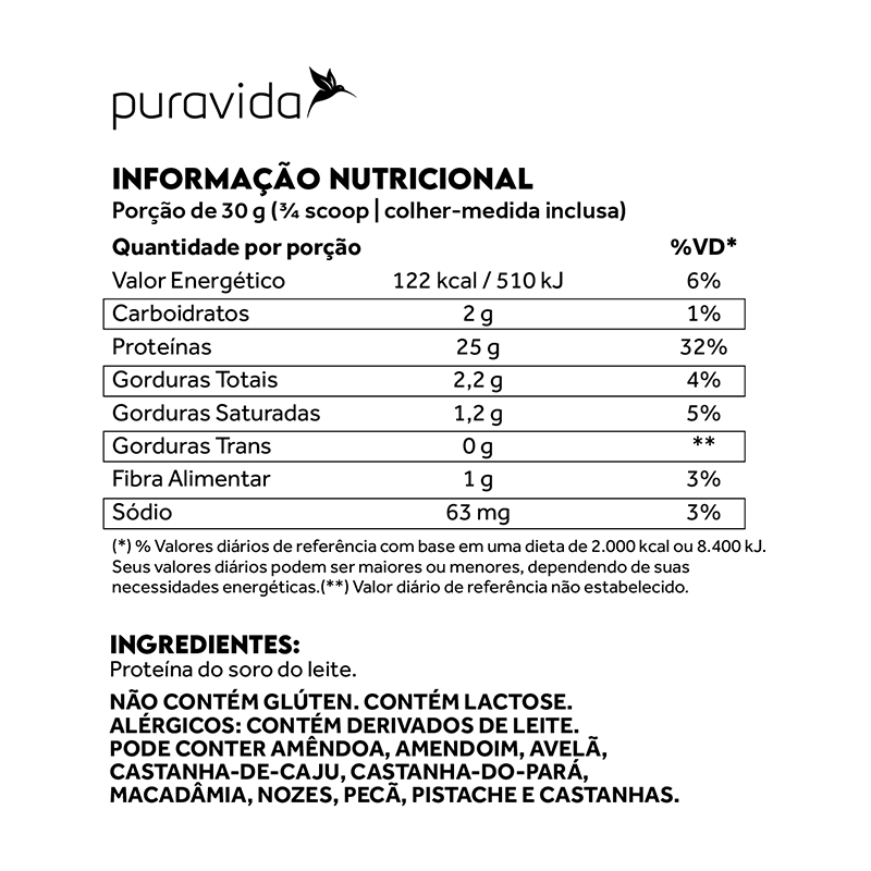 Informações nutricionais