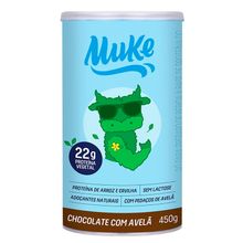 Pote Muke Proteína Vegetal Chocolate Avelã 450g - Mais Mu