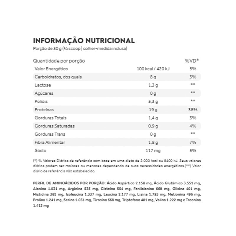 Informações nutricionais