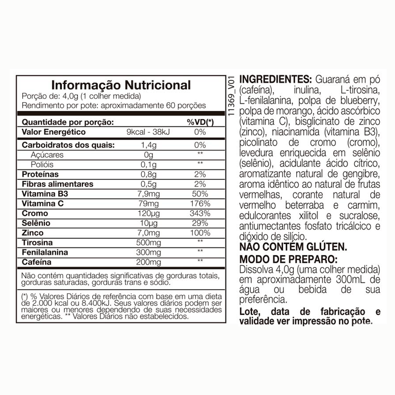 Informações nutricionais