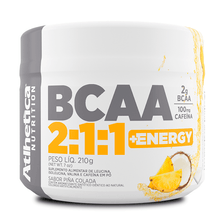 BCAA 2:1:1 + Energy Pinã Colada 210G - Atlhetica