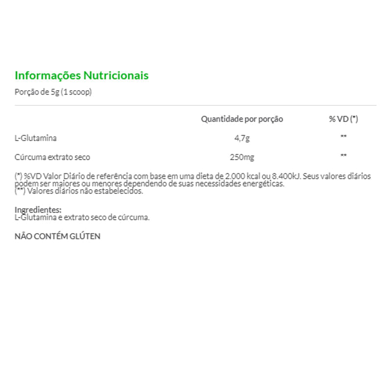 Informações nutricionais