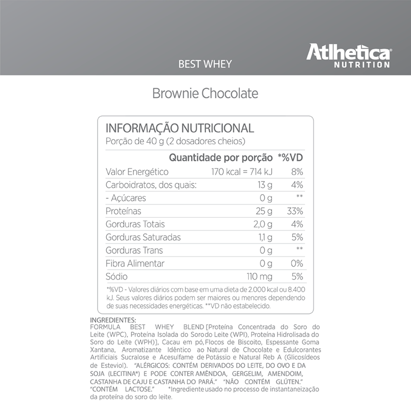 Informações nutricionais