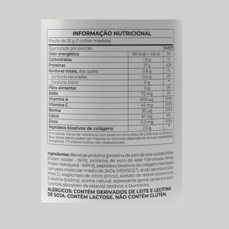 Informações nutricionais