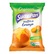 Muffin Orgânico Laranja 40g - Suavipan