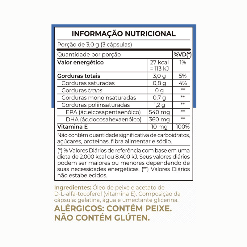 Informações nutricionais