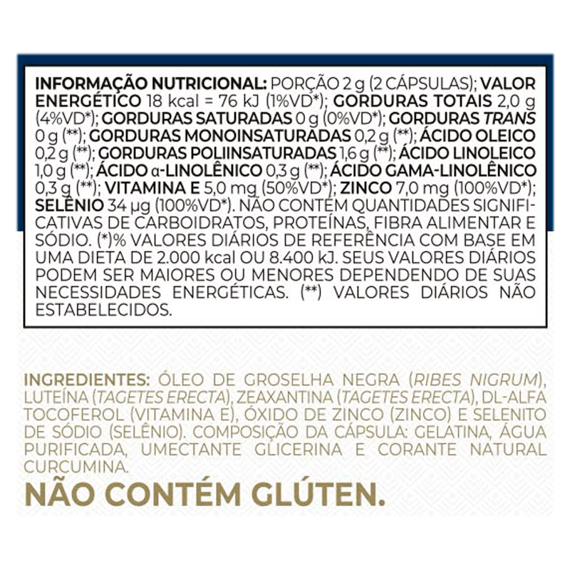 Informações nutricionais