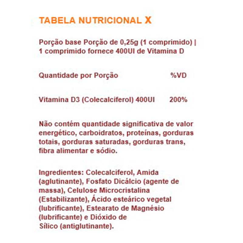 Informações nutricionais