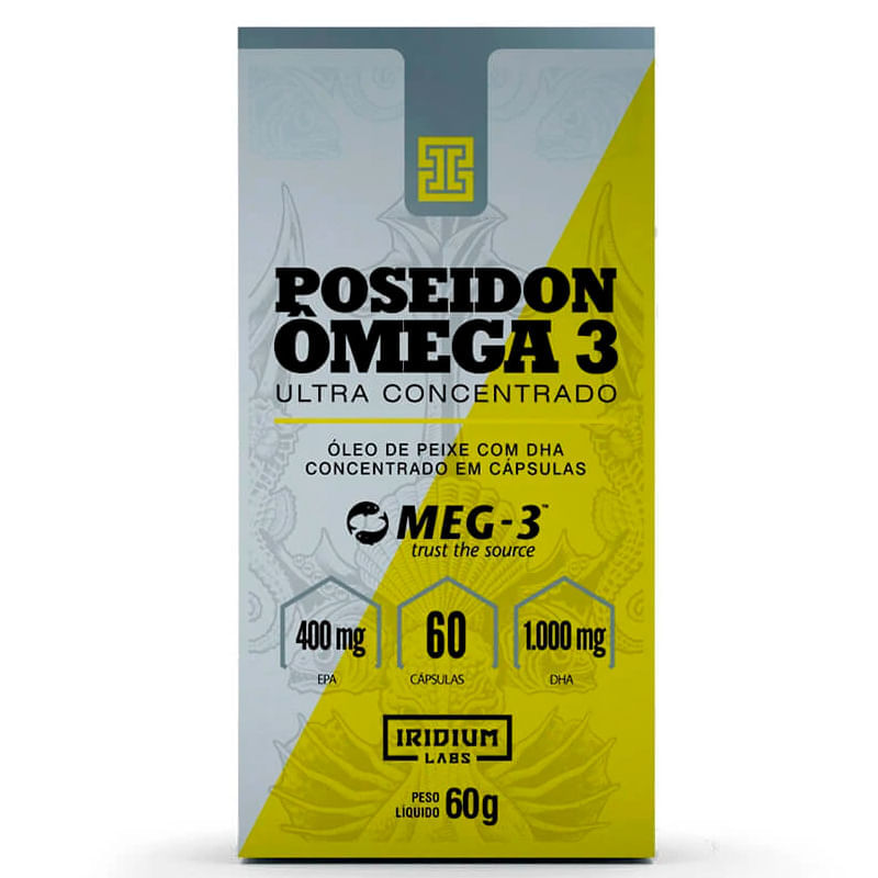 Encontraproduto.com.br - Poseidon Ômega 3 Ultra Concentrado 1400mg 60 Cápsulas