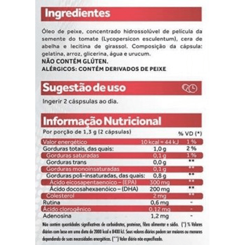 Informações nutricionais