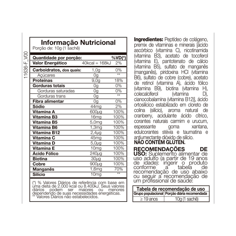 Informações nutricionais